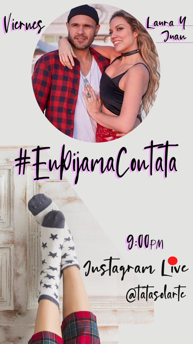9 pm instagram live <a href="/Lauramayolo/">Laura Mayolo</a> <a href="/JuanMeval/">JUAN MANUEL MEDINA V</a> #EnPijamaConTata