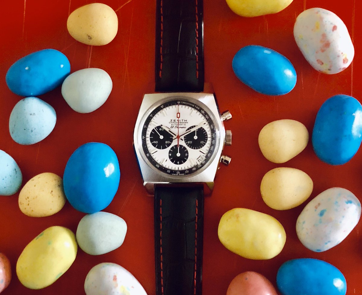 Horology's tweet photo. Happy Easter 🐣 #zenith #zenithwatches #swissmade #swiss #swisswatch #a384 #elprimero #easter #eastersunday #watchcollecting #watchcommunity #watchfam #horology #wotd #watchenthusiast #watchcollector #redbarcrew #redbaryvr #yvr #vancity #watches https://t.co/LAk0HwiniG