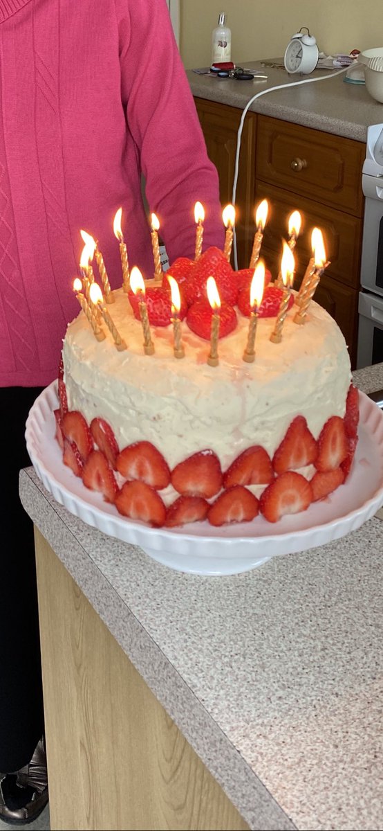 JosLawton's tweet photo. Thanks for a great competition @keelingsfruits. Happy Easter and best of luck to all the fantastic bakers out there! White chocolate cake with delicious Keelings strawberries for my aunt’s birthday #BerryBestBaker #Keelings #nofilter https://t.co/0pnWrrsxUC