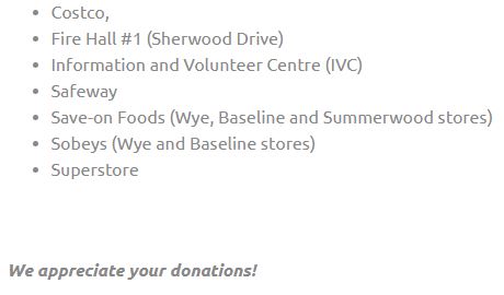 StrathRotaract's tweet photo. The @StrathconaFB ! Did you know that most stores with a food bin collecting donations for them are still open? 
See the top needed items and other ways to donate at https://t.co/d179npmBr0

#shpk #strathco #WereInThisTogether #foodbanks #community https://t.co/l6XRv3INGD