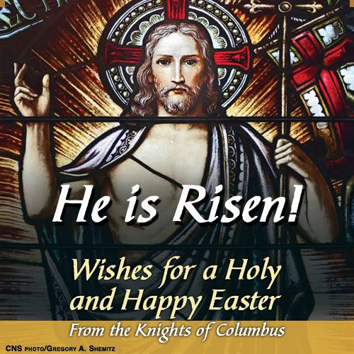 KofC3738's tweet photo. Wishing you a blessed Easter . . . https://t.co/KAfv3JmACM