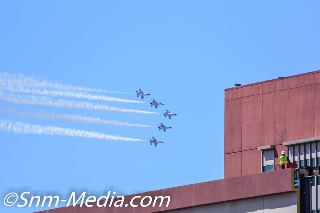EricMinks's tweet photo. A huge shoutout to the @AFThunderbirds for Honoring our Medical workers!! https://t.co/ReEVvjjmvF