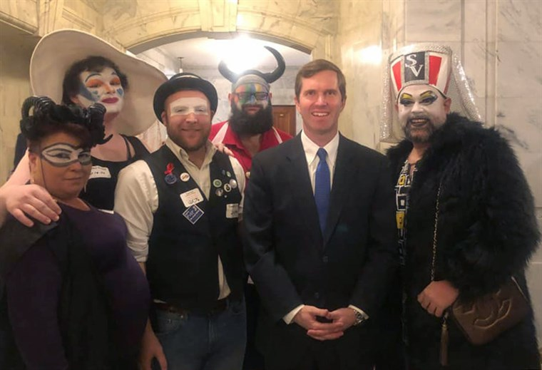 More Tyrants:Andy Beshear. Leftist Democrat Governor of Kentucky gave voting rights to 100,000 felons, & ordered police to record license plate numbers of those who attend church services so that health officials could impose mandatory 14-day quarantines on the citizens.