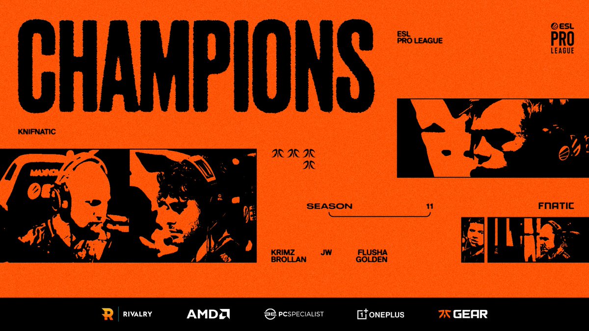WE ARE THE ENTERTAINERS

WE ARE THE 3⃣➖2⃣G🅰️🆖

WE ARE THE KINGS OF ONLINE

WE ARE YOUR #ESLPROLEAGUE SEASON XI CHAMPIONS