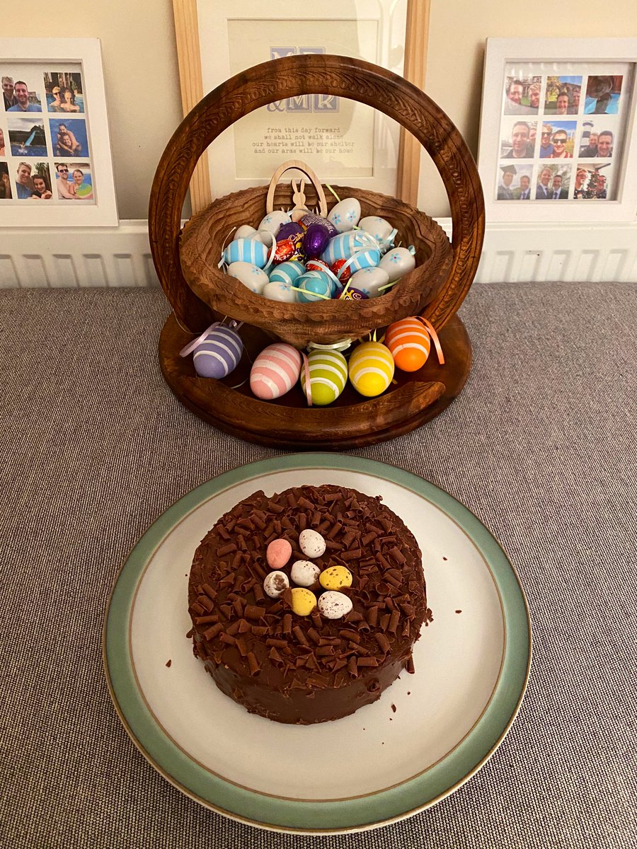 swayoung01's tweet photo. ✝️ #ThisIsHolyWeek - Easter Sunday
Our final Easter treat of the evening, Cadbury Mini Egg Chocolate Cake
#NomNomNom 🍰
#MansSLife 💙 https://t.co/pADM45bCsL
