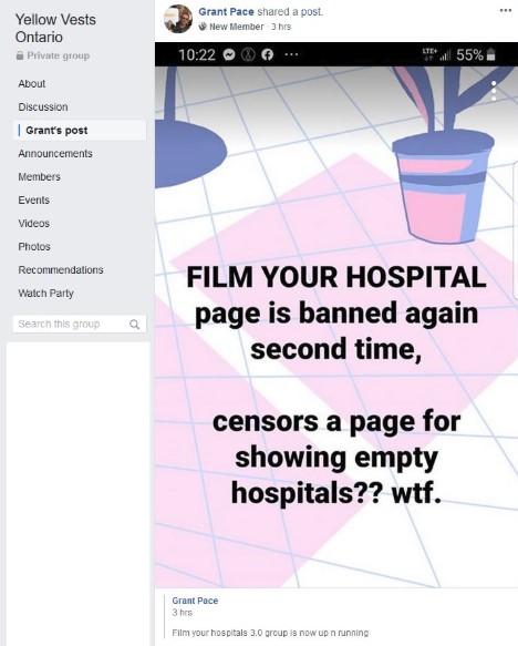 8/ Chuds are promoting the "Film Your Hospital" campaign, as if it's proof that the virus is a hoax. It isn't.  #COVID19 LINK:  https://bit.ly/2V2RPqr 