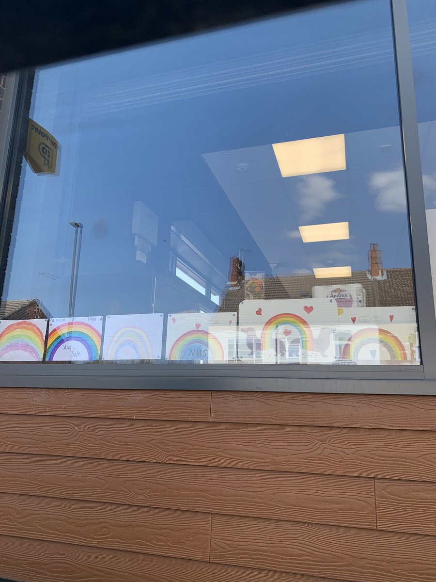 eejsmith76's tweet photo. Beautiful Rainbow 🌈 pictures by the children at Renishaw @mycoopfood @GlidewellGavin @ClaireKoziol #west8 @PaulalanDennis @Dan1979Gee https://t.co/w0CcYzAXOT