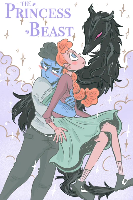 PRINCESS BEAST hasn't got crazy amounts of followers or anything, but has gained 200 new followers over the last day, and I'm absolutely chuffed.❤️❤️❤️❤️❤️❤️ anyway I updated it today, and..here's the update. I love drawing gossip, and people having crushes. Tell your pals!! :') 