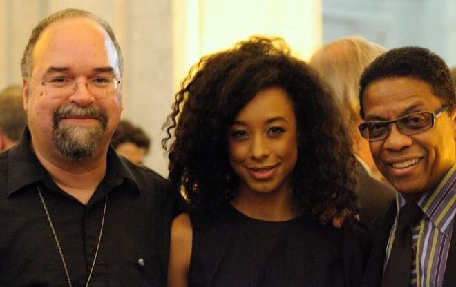 Happy birthday Herbie Hancock, here in 2010 w/Corinne Bailey Rae and my friend Wilbur (photo by me). 