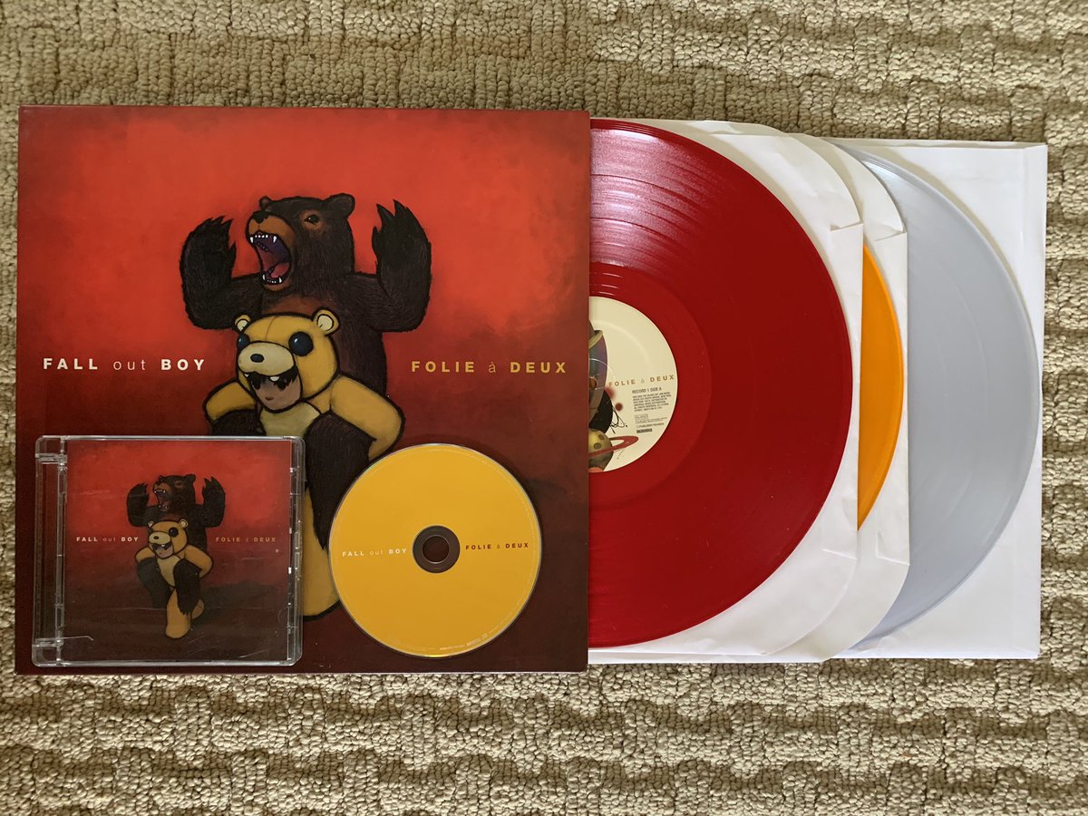 5. Folie a Deux (Red and Orange/Clear)6. Save Rock and Roll (Red 10”)7. American Beauty/American Psycho (Ice Blue/Clear)8. M A N  I  A (Black/Blue/Red/Purple/Swirl/Clear)
