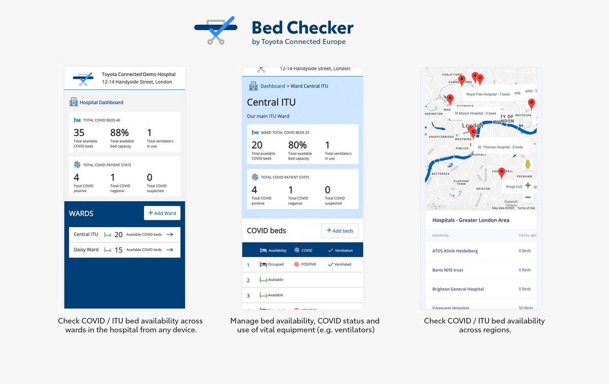 <a href="/MaxCRoser/">Max Roser</a> Wow, the coverage is incredible. If anyone is looking for something similar, a team a @ToyotaConEurope have built this free Bed Checker product which also enables realtime ICU / COVID bed capacity. Please let us know if you want to try it out: bedchecker@toyotaconnectedeurope.eu
