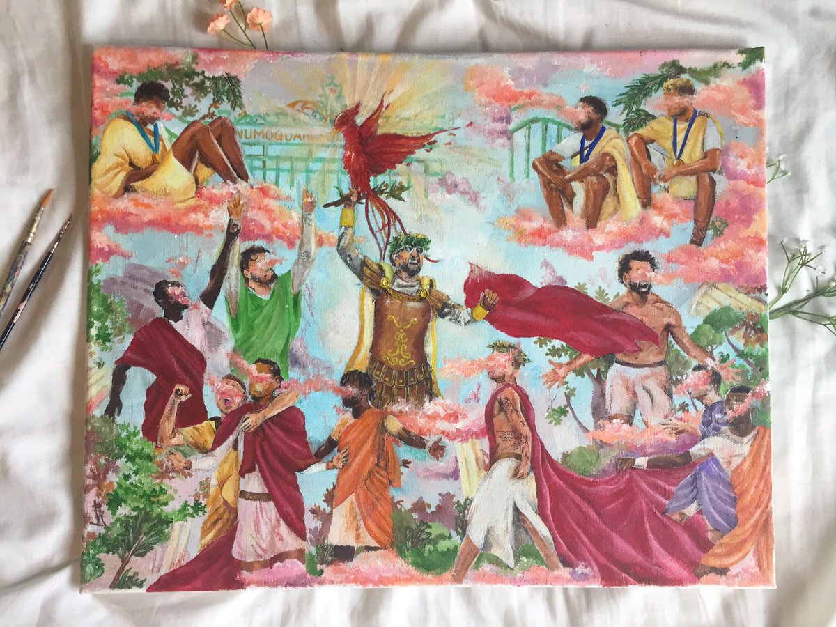 okaleenuh's tweet photo. lfc but make it renaissance 🎨🏛🕊 I gave iconic moments of our team an ancient greece twist and it took ages 🥰♥️ https://t.co/JiQBs2NYNC