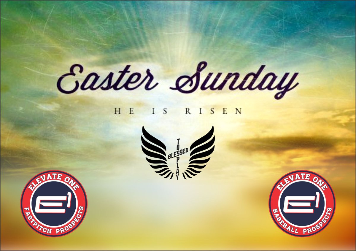 E1Baseball's tweet photo. Happy Easter everyone! Hoping and praying for everyone’s good health and mental well-being during this challenging time. Stay safe, take care and remain STRONG. #MoveAsOne #E1Family #BlessedToPlay https://t.co/S38NEMZp8a