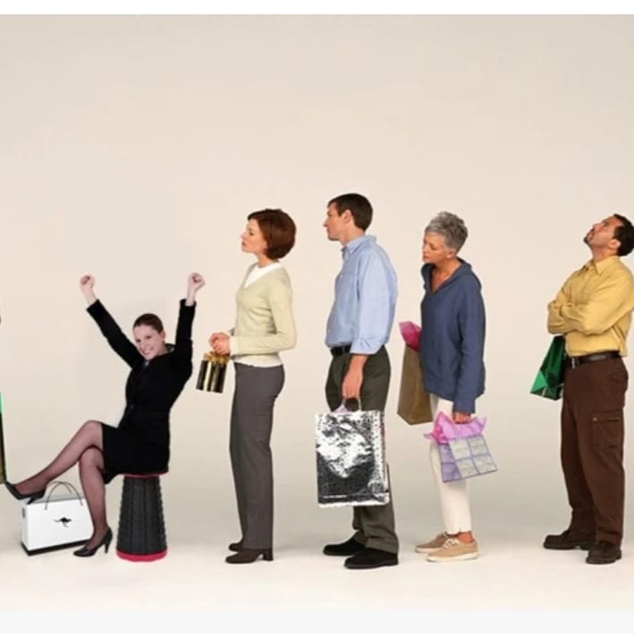 HappyScoutt's tweet image. Steps to open it :

1.Place thumb and index finger into the two holes on each end of the folded stool. 

2.Pull both ends outwards until the clasps click into place (LOCKED). The stool is then ready for use.

#TikTokForIndia #modernstool