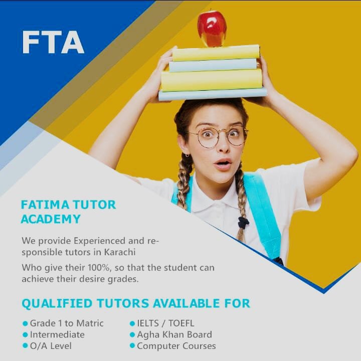 ftacademic's tweet photo. Qualified and Competitive Private Home Tutors all over Pakistan with guaranteed results in Academics.
Free Demo Classes Available!

Contact: 0332-3163287 
https://t.co/MnPqeOZ7KO
#discovertheexcellence #ftacademic
#FatimaTutorAcademy #fta #education #tuition #tutorrequired https://t.co/NJunk4bADM