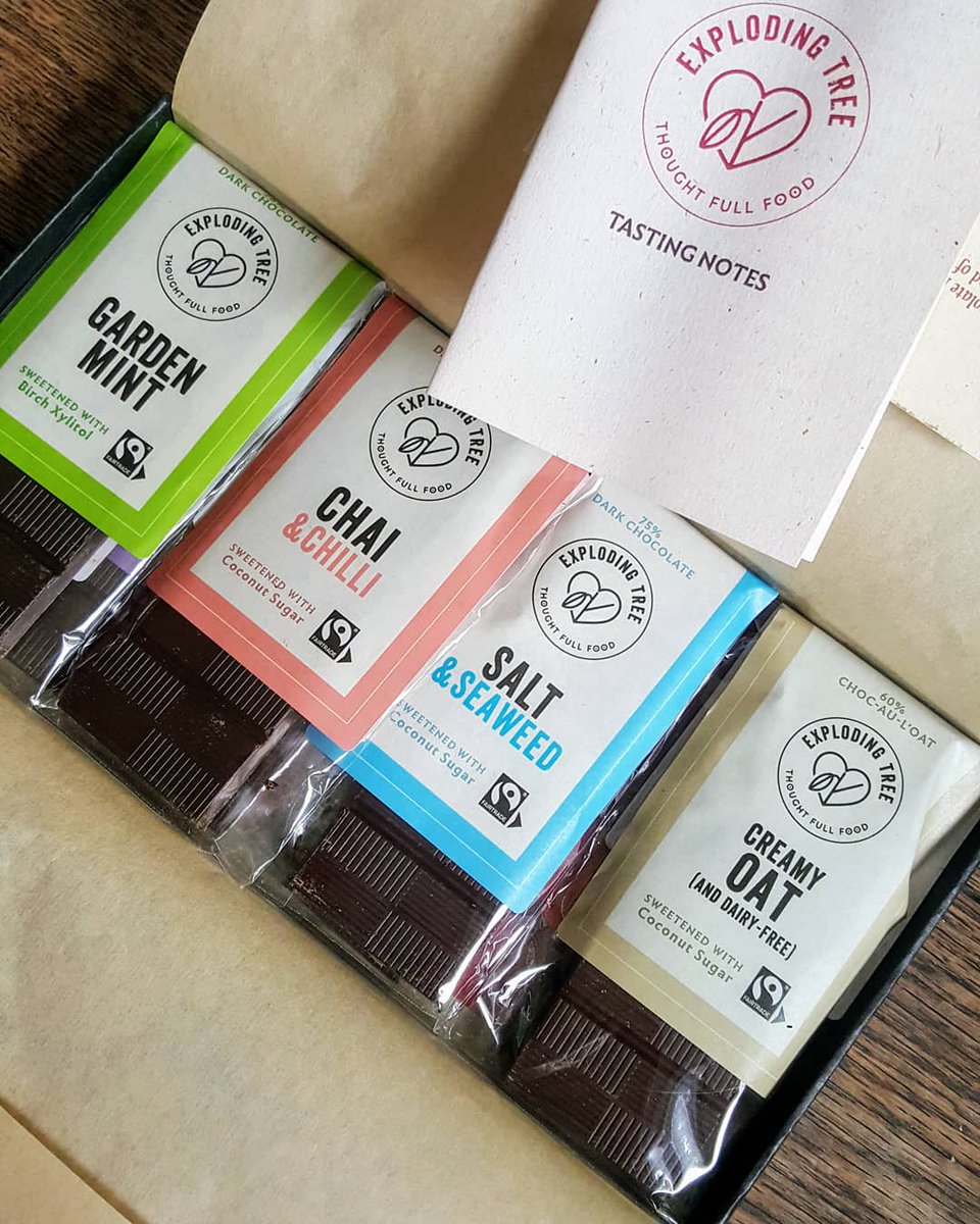 Bibliocook's tweet photo. After a morning of #chocolateforbreakfast, an Easter egg hunt + demanding / eating my tithe from the girls' eggs, I couldn't face into baking so #TheSweetestThing for @gastrogays #CovCookClub is (a cop out) selection box from @ExplodingTree_ 😊 https://t.co/OmSdNoOJKl