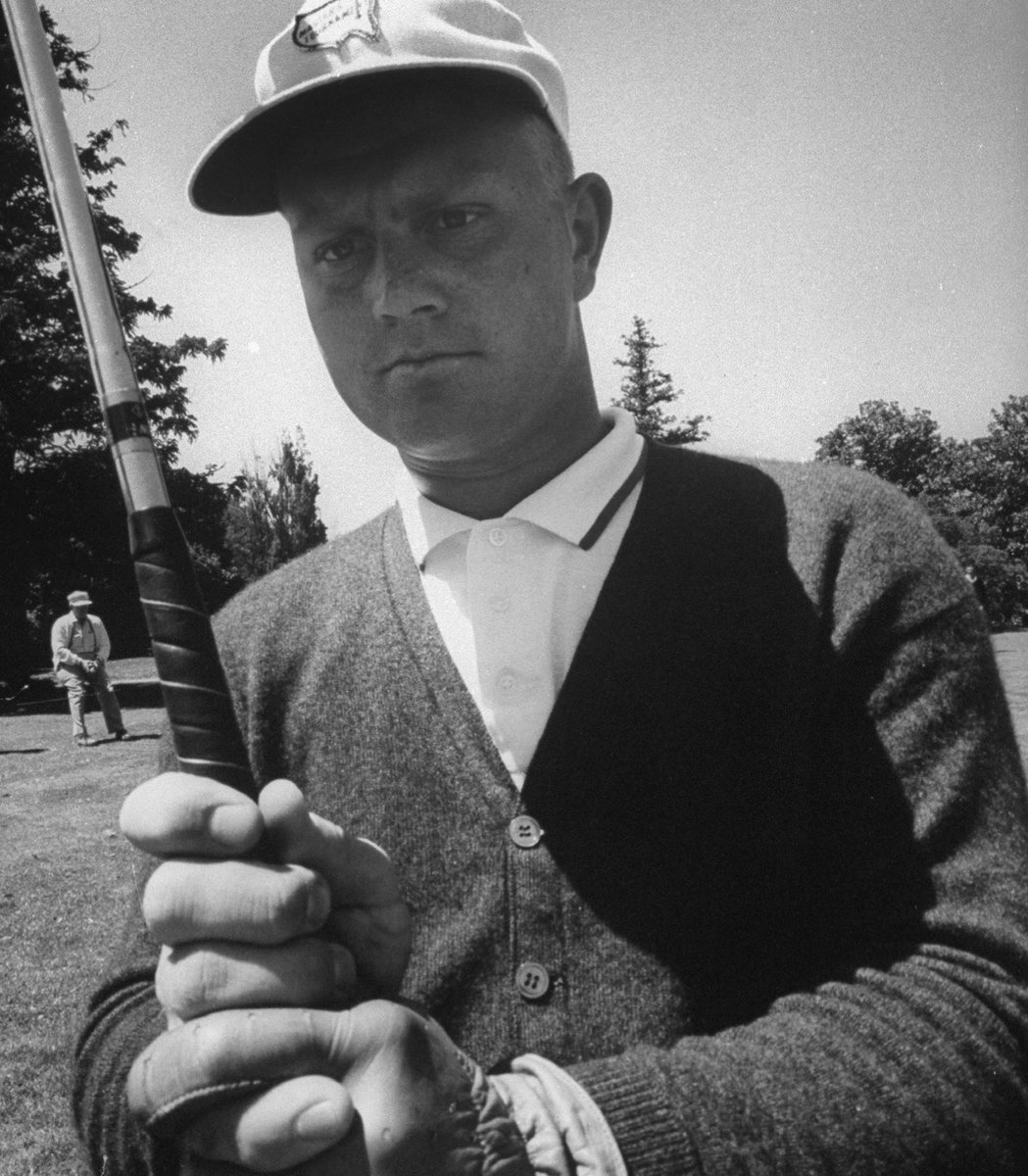 jacknicklaus's tweet photo. One of the earliest photos of me at @TheMasters. 1961. #MastersRewind https://t.co/vw3meWi29o