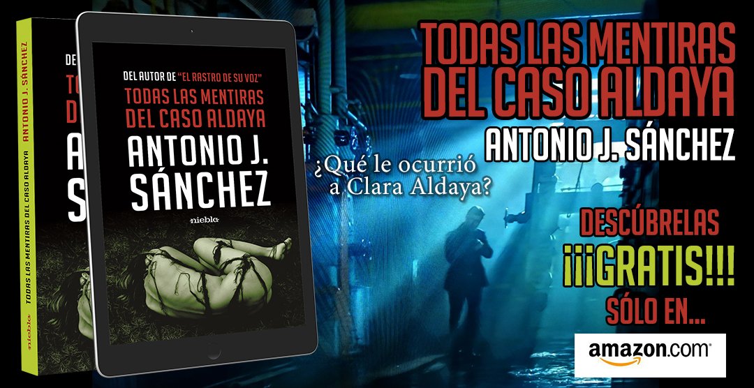 Queridos #lectores, aquí va mi granito de arena para haceros más ameno el #confinamiento. Durante todo el estado de alarma por #COVID19 tenéis ¡¡¡TOTALMENTE GRATIS!!! mi última novela en el siguiente enlace de #amazon:

>>amzn.to/2JWD02n<<

¡¡Disfrutadla y cuidaos mucho!!