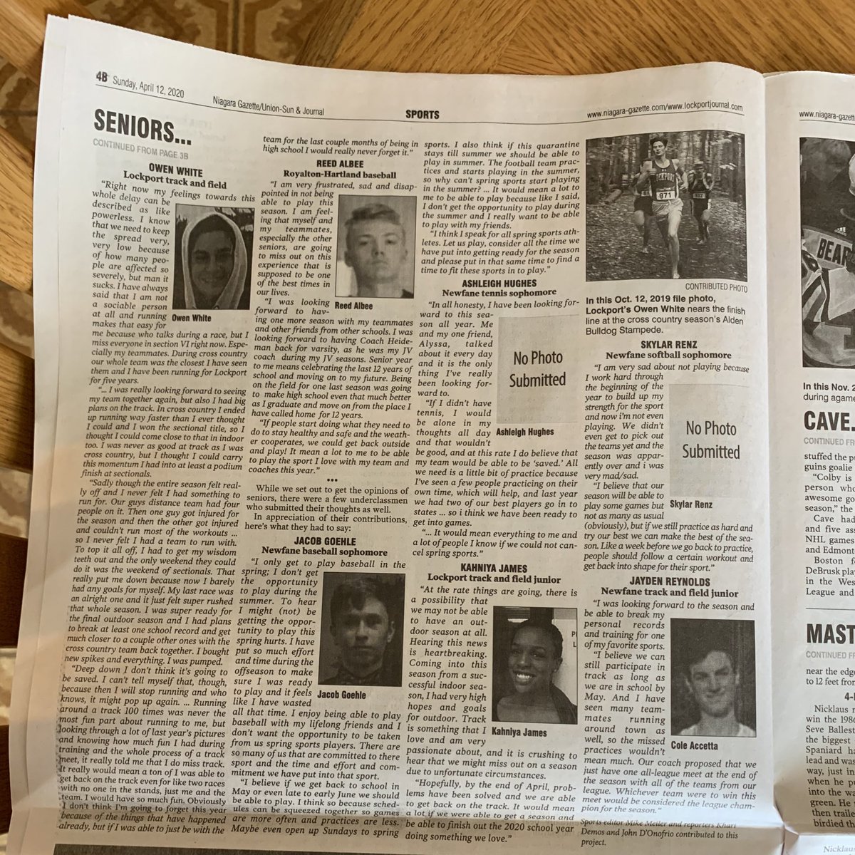 YagaBomb24's tweet photo. So happy this came out as well as it did! Thank you to all the seniors that participated! So glad I could tell your side of things! Also, huge shoutouts to @riri_demos and @mikemeiler. This turned out even better than I thought! @GNN_Sports_ https://t.co/oRMuzYePlX
