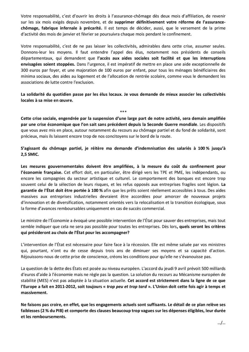 Olivier Faure tweet media