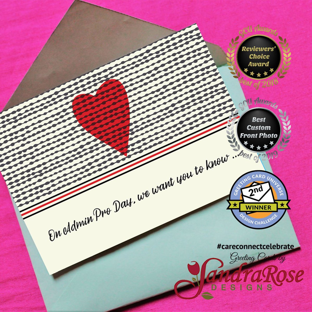 SandraRoseCards's tweet photo. Admin Pro Day Heart from Group Card
#CareConnectCelebrate w/ #SandraRoseDesigns 
Get this! https://t.co/3IuSLgrDAj
#Heart #FromGroup #AdministrativeProfessionalsDay #AdminProDay #AdminProfessional #AdminPro #AnyCardImaginable @GCUniverse #Greetingcards #Greetingcard https://t.co/9Nh5dsPYqj