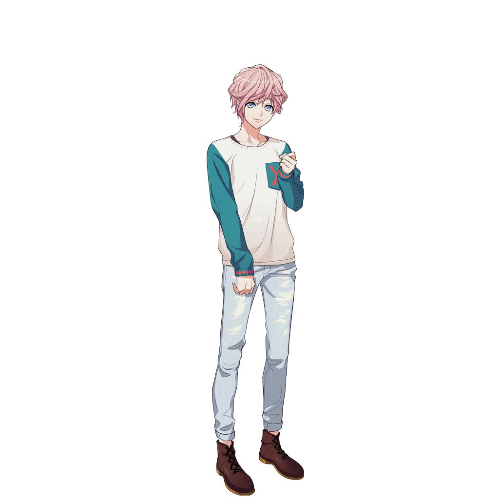 8. Muku-I LOVE his ripped skinny jeans -Doesn’t really fit his personality which makes it even better-Top half says babie, bottom half says bad bitch