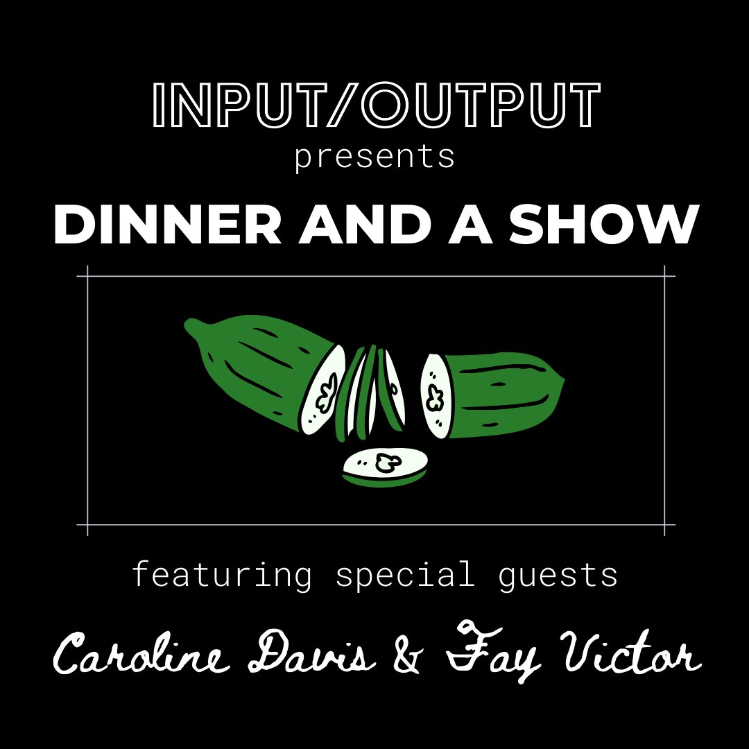 caroenildavis's tweet photo. Happening on this coming Thursday with both me and @FreeSongSinger  --> @inputoutputmag #StayatHome #MusicAtHome https://t.co/6JPip0kPs1