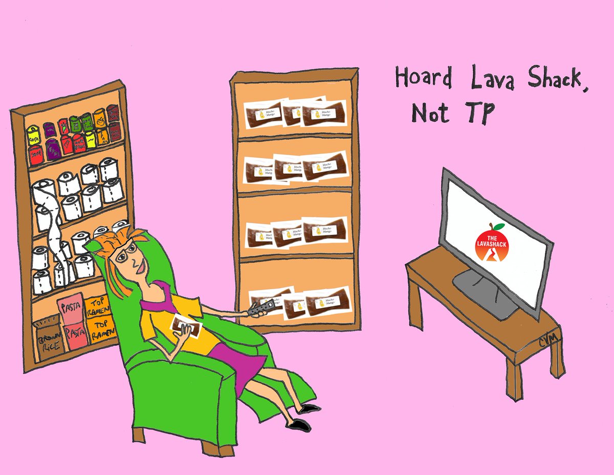 TheLavaShack's tweet photo. Hoard Lava Shack, Not Toilet Paper 🧻 https://t.co/42LaeKKiH6