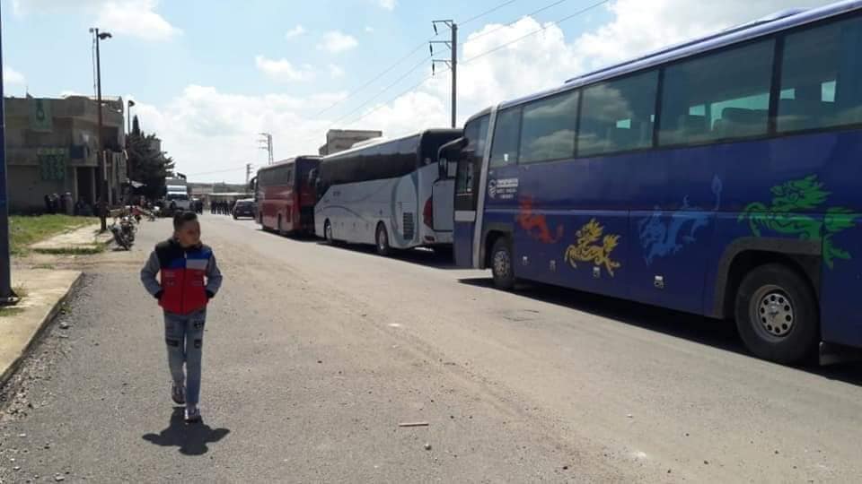 A group of about 350 former rebels who "settled their status" with the Assad regime from the towns of Jaba, Mamtinah and Mashara took off today from Mamtinah en route to Libya, where they will fight alongside Haftar's forces. They were recruited by Russia.