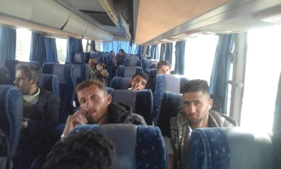 A group of about 350 former rebels who "settled their status" with the Assad regime from the towns of Jaba, Mamtinah and Mashara took off today from Mamtinah en route to Libya, where they will fight alongside Haftar's forces. They were recruited by Russia.