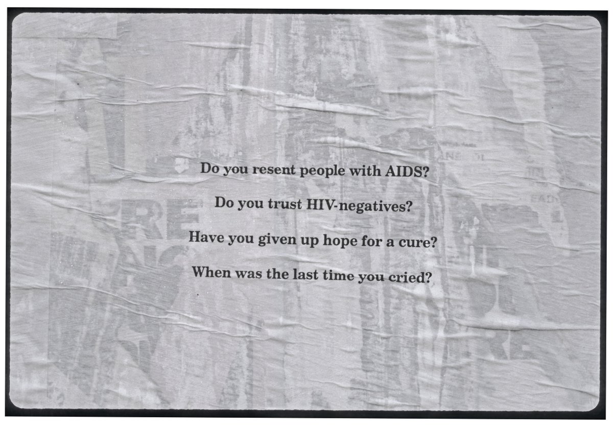 The מה נשתנה or Ma Nishtana of the Passover seder evoke sacredness, focus, and commemoration.As Avram Finkelstein says in his ACT UP Oral History interview, Gran Fury's work The Four Questions, taking up space, yet requiring intimate confrontation, did something similar.