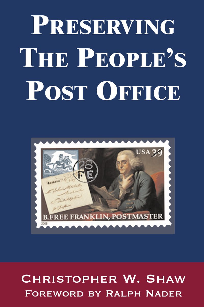 I wrote my book, Preserving the People’s Post Office, back in 2006 as a response to President George W. Bush’s push to privatize the  #PostalService. It was wrong then, and any attempt to privatize  #USPS remains wrong now. 1/
