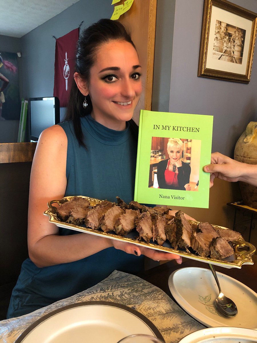 JColtonCosplay's tweet photo. Finally made Cuban pork (I used beef instead (sorry pandemic)) and mojo sauce from @NanaVisitor ‘s cook book!  😍 so delicious! ❤️ Thank you so much for bringing this to GPCC last year. Can’t wait to try more recipes. https://t.co/Dm85zEBdOL