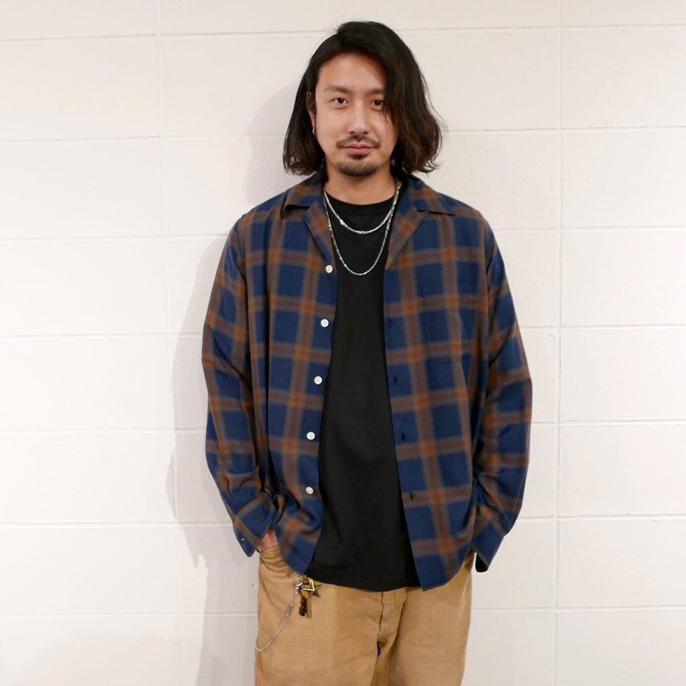 X 上的integral_yokohama：「“WACKO MARIA” OMBRAY CHECK OPEN COLLAR