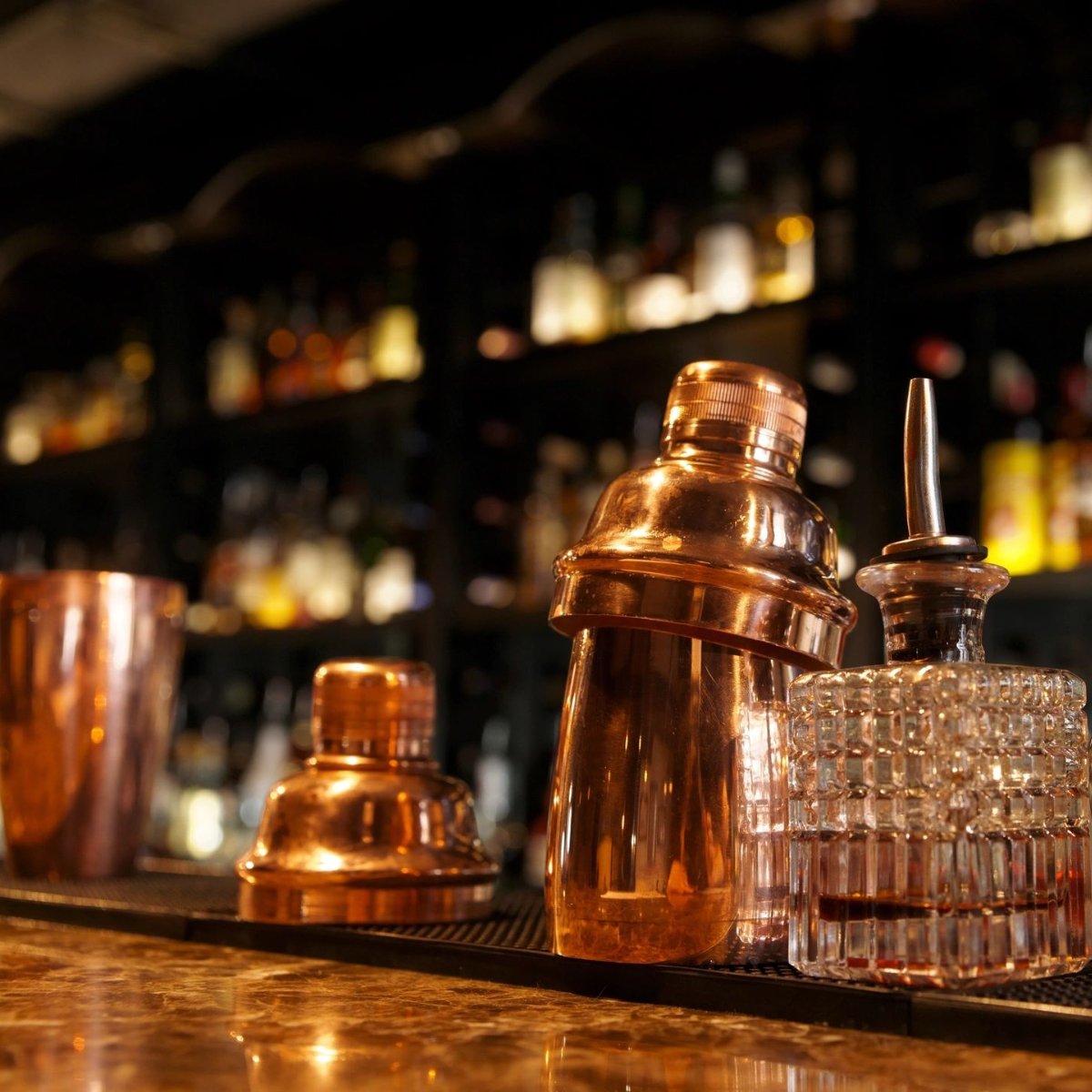 Try making a Manhattan at home. Shake ice, a dash of Angostura bitters, 2 ounces of whiskey, and 1/2 ounces of sweet vermouth together. Strain it into a glass and add a cherry. Enjoy!