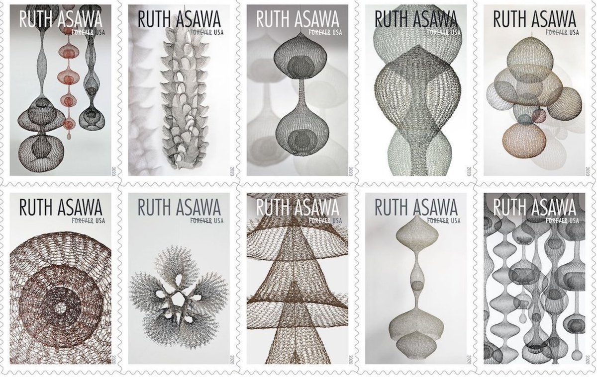 ...as soon as the ones honoring Ruth Asawa are available, I'll be back. Support the  @USPS