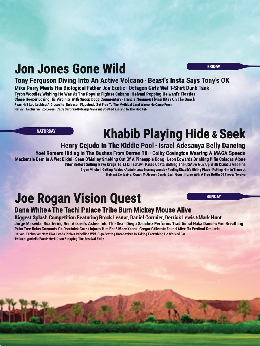 Presenting the lineup for <a href="/ufc/">UFC</a> FIGHT ISLAND: Shipwrecked arriving this summer