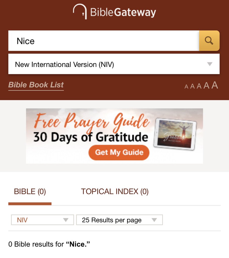 Using two widely cherished sacred texts as examples let’s look at how often the word “nice” is used as opposed to the word “kindness”. Kindness is a spiritual attribute. Niceness is a social construct.
