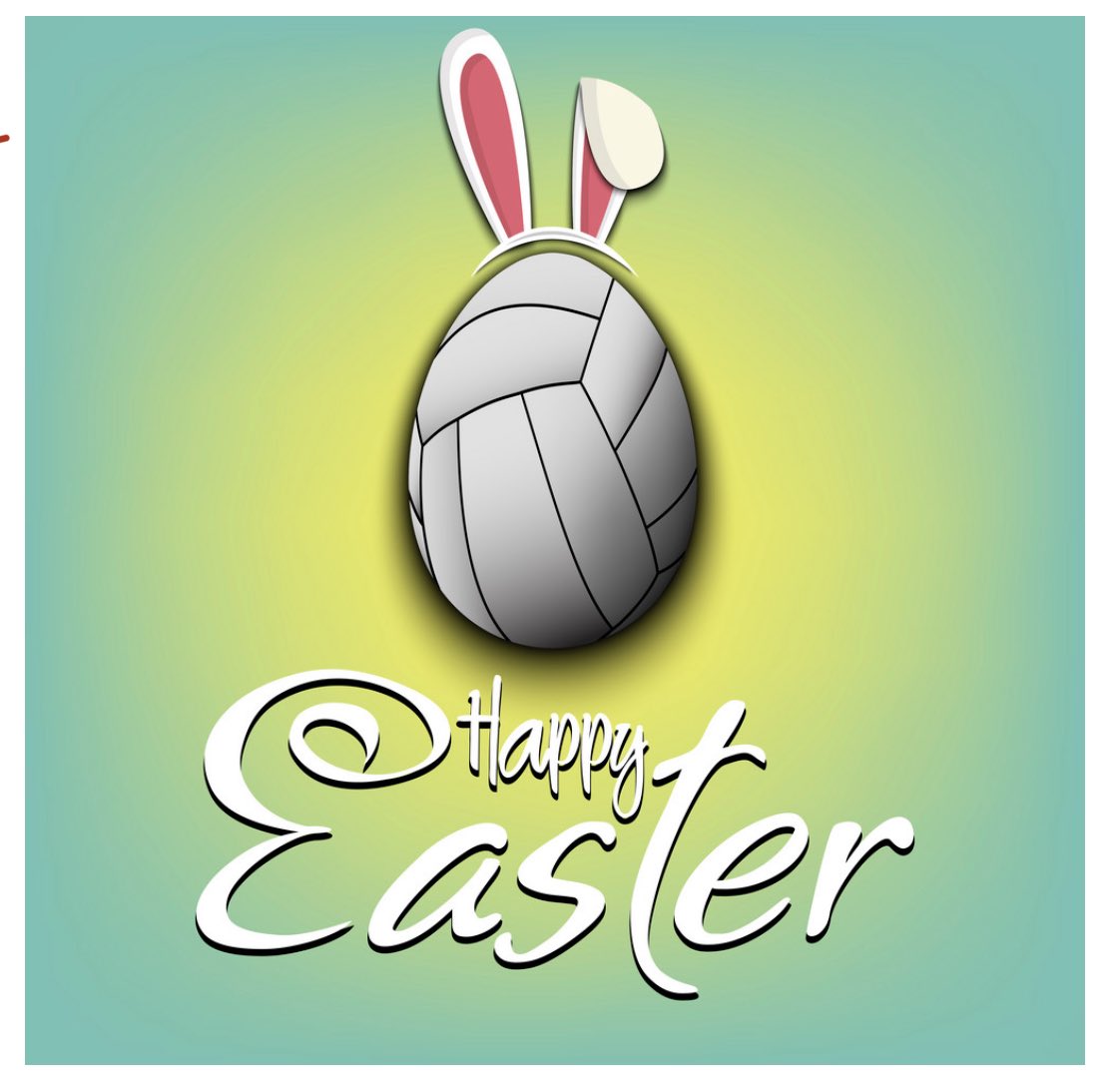 Happy Easter from Sidney Volleyball! 💛🏐🖤