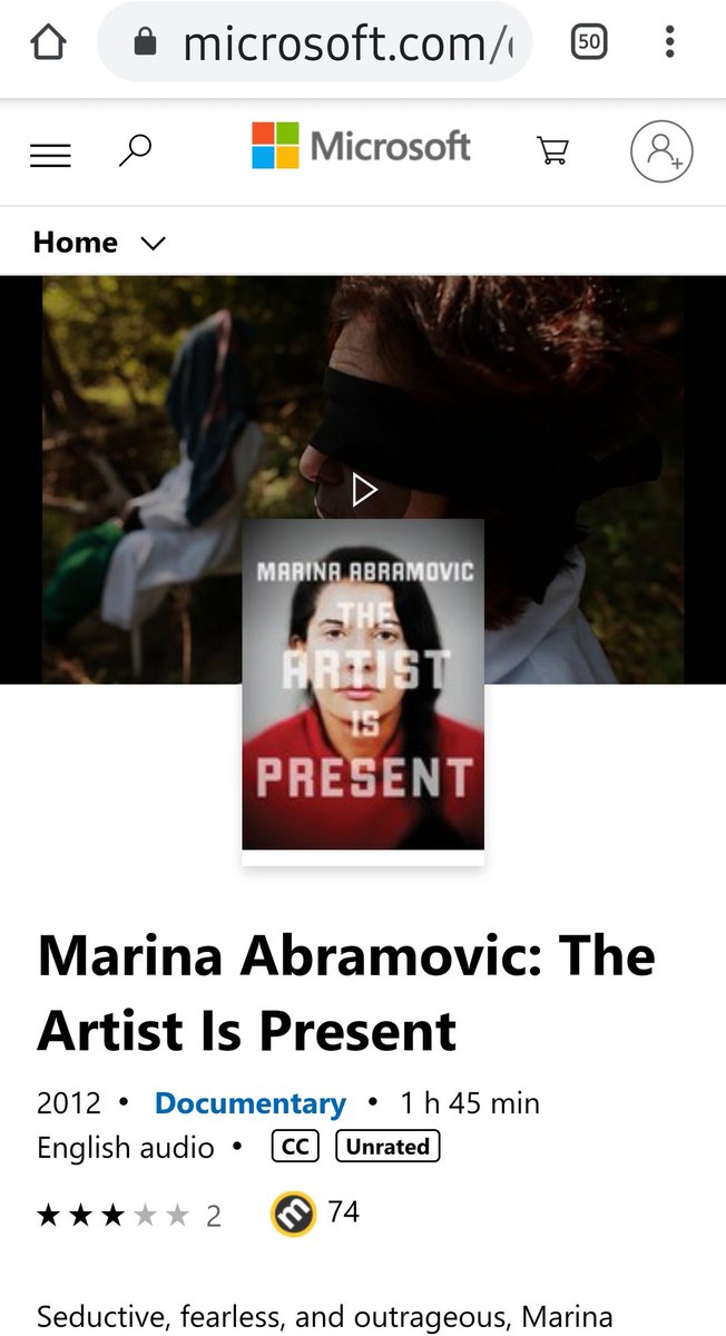 5)Marina Abramovic in the Microsoft Store
