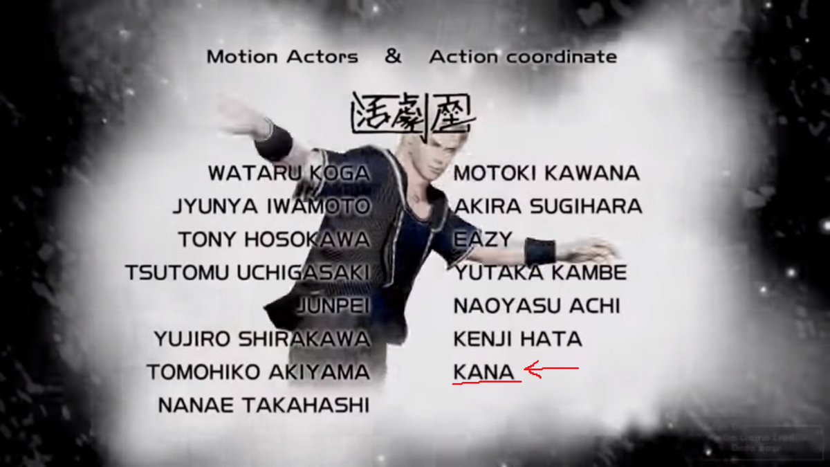 Asuka did motion capture for Virtua Fighter 5: Final Showdown.