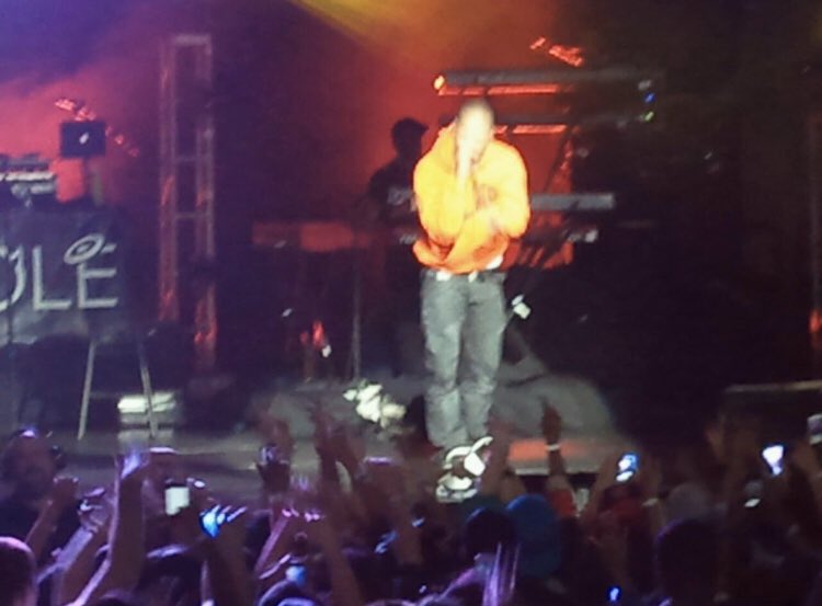 I saw J. Cole in 2011 (maybe early 2012?) while he was on tour supporting Cole World: The Sideline Story. Big KRIT was his opener and the concert was crazyyyyy, this is the only picture I still have and it was taken on some shitty Samsung smartphone lol