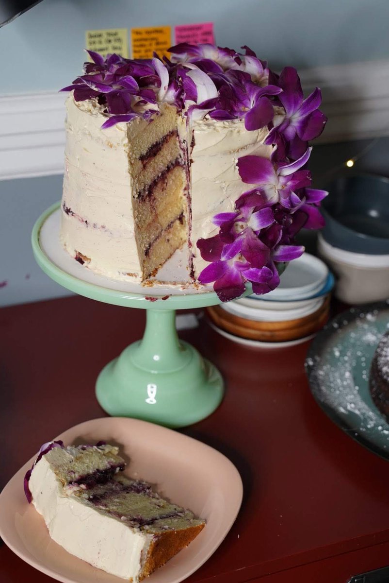 this coconut frosting (and the cake that goes with it) is a lot of work but ridiculously good, i made a version of it for my wedding cake  https://www.seriouseats.com/recipes/2017/06/coconut-frosting-recipe.html + photo/fin