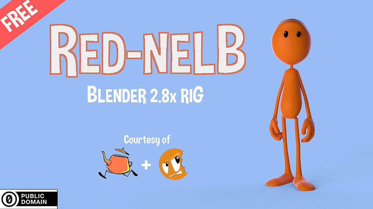 CG COOKIE (@cgcookie) on Twitter photo New FREE #b3d download: a bendy, squishy Red-Nelb rig!
Download yours here 👉 bit.ly/2yX7Zcx (character by <a href="/PepeSchoolLand/">Pepe-School-Land</a>) New FREE #b3d download: a bendy, squishy Red-Nelb rig!
Download yours here 👉 bit.ly/2yX7Zcx (character by <a href="/PepeSchoolLand/">Pepe-School-Land</a>)