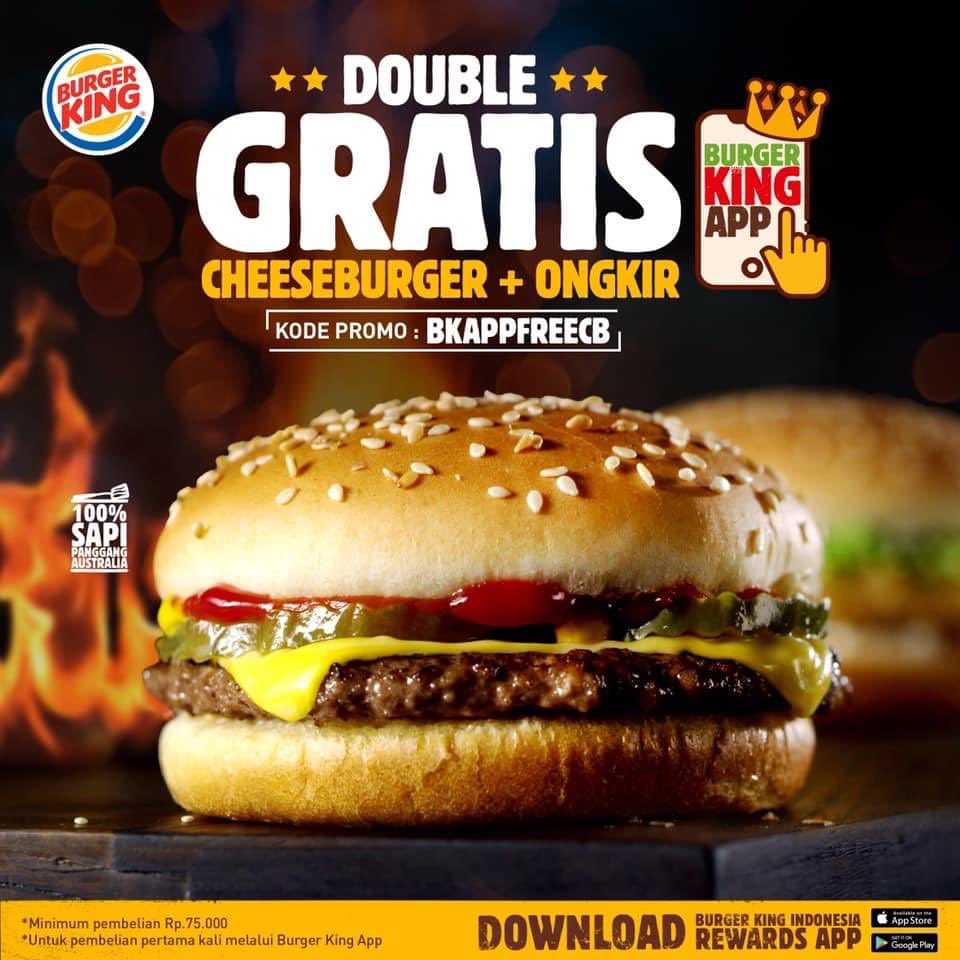 Burger King Indonesia on Twitter "(2) Gratis Cheeseburger dengan