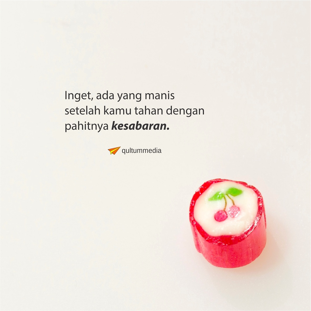 qultummedia's tweet photo. Setelah melihatmu berjuang, Allah gak cuma tinggal diam dan membuat hidupmu tetap sama. Ada hal manis yang akan kamu terima setelah kesabaran yang kamu jalani. https://t.co/xAM8KW05Zo