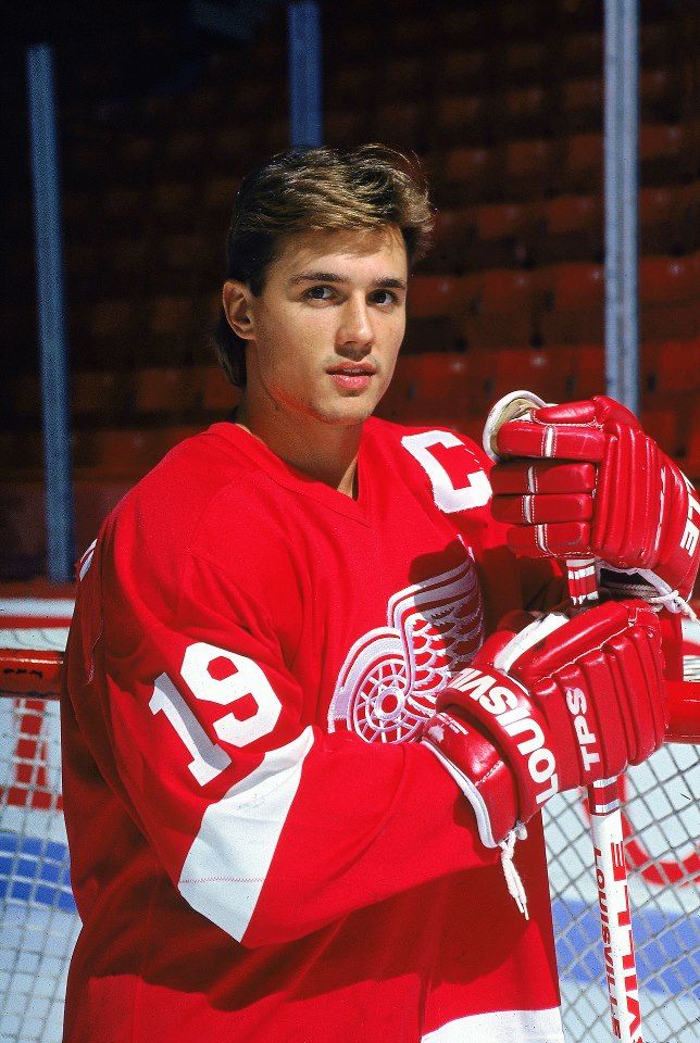 1. Steve Yzerman (Detroit Red Wings)- drafted 4th overall by Detroit in 1983- captain of the Red Wings for twenty (20!!) years - its "EYE-zer-min" not "eye-ZER-min"- your mom's hockey crush