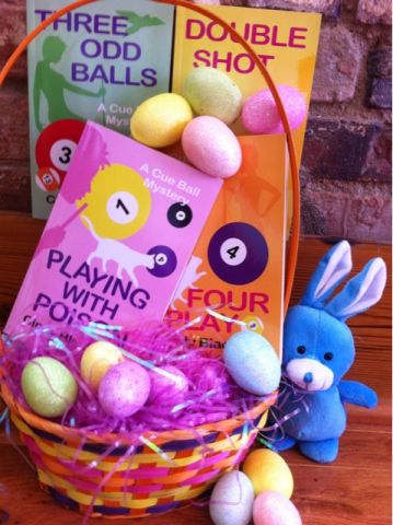 cbmysteries's tweet photo. #Easter Bunny says #bingread the CUE BALL MYSTERIES whilst eating up your Easter candy!! #humor #cozymystery #sweetromance #selfisolation #series #KU https://t.co/qzfWBMqBcC https://t.co/snmO6fIu2y