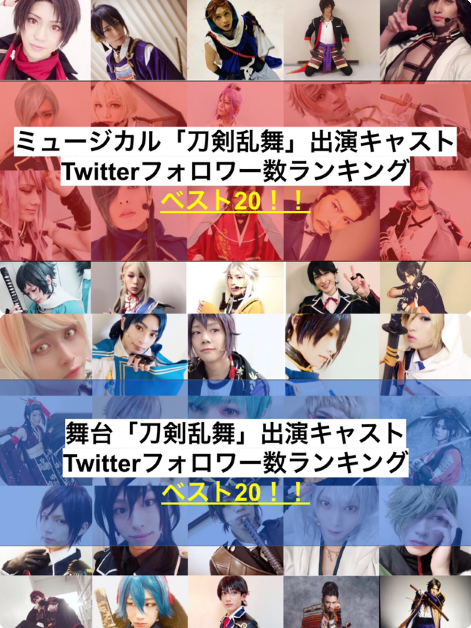 公式 2 5次元news 今週のおすすめ記事 ミュージカル 刀剣乱舞 出演キャストtwitterフォロワー数ランキング T Co Alittx9j0e 舞台 刀剣乱舞 出演キャストtwitterフォロワー数ランキング T Co L1ajh4stq4 ミュージカル