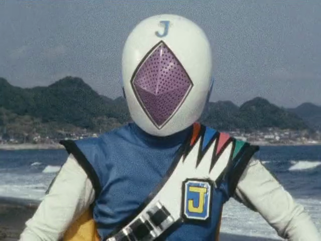 From JAKQ we have Higashi Ryu. Probably the first real "lancer" archetype in Sentai, Ryu was just really cool through the early episodes. A shame he gets forgotten later on, because there was a lot of potential here. The first swordsman in Sentai.